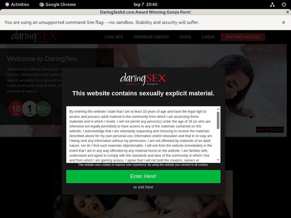 $1 Daring Sex Trial