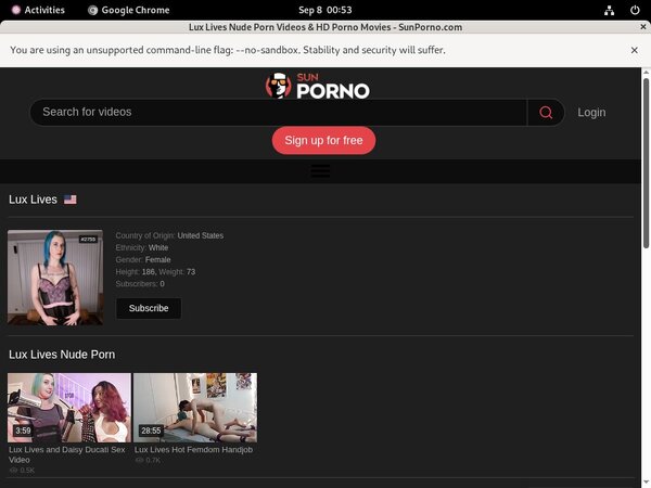 $1 Sunporno.com Trial