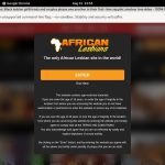 Africanlesbians 1 Day Trial