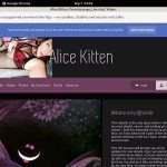 Alice Kitten By SMS