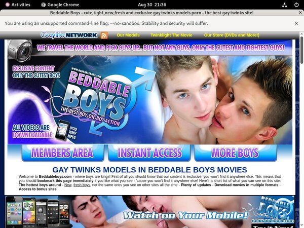 Beddableboys Gratis Password