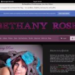 BethanyRose Login Details