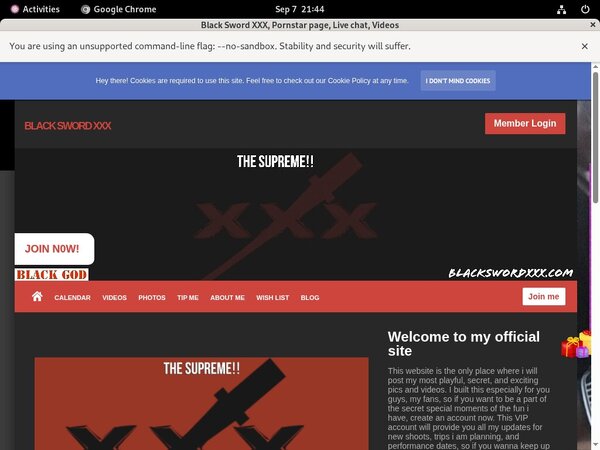 Black Sword XXX Free Member