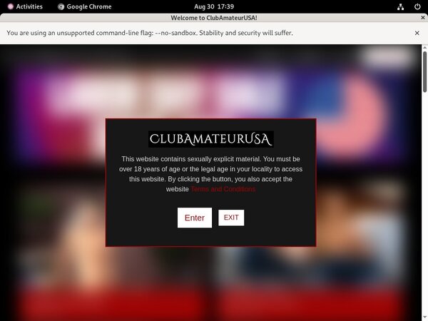Club Amateur USA Free Trial Password