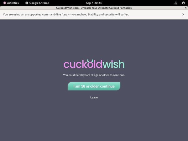 Cuckold Wish Updates