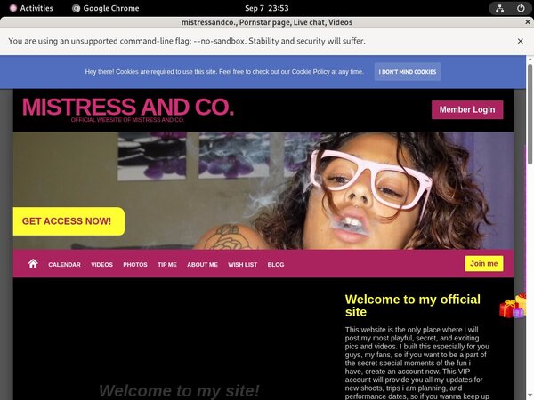 Get Mistressandco. Deal