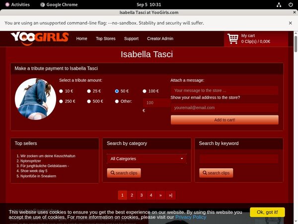 Isabella Tasci Free Premium Account