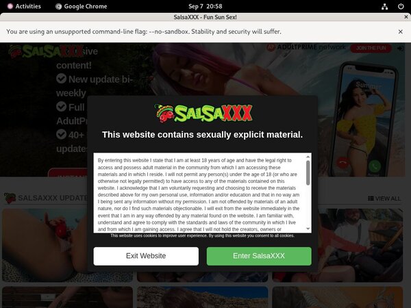 Pass For Salsa XXX