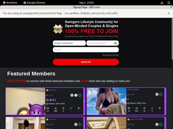 Password Free Swingers Date Club