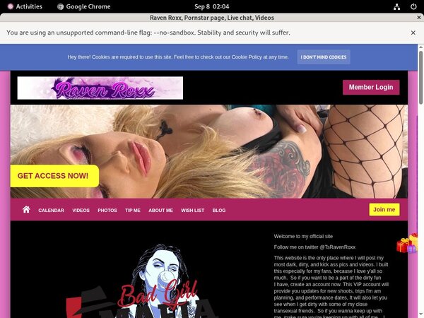 Ravenroxx.com Free Login And Password