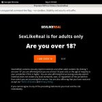 Sex Like Real Premium Free Account