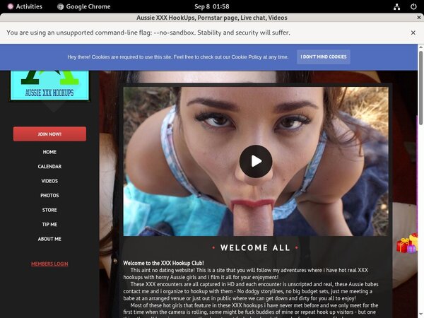 Site Rip HookUps XXX Aussie