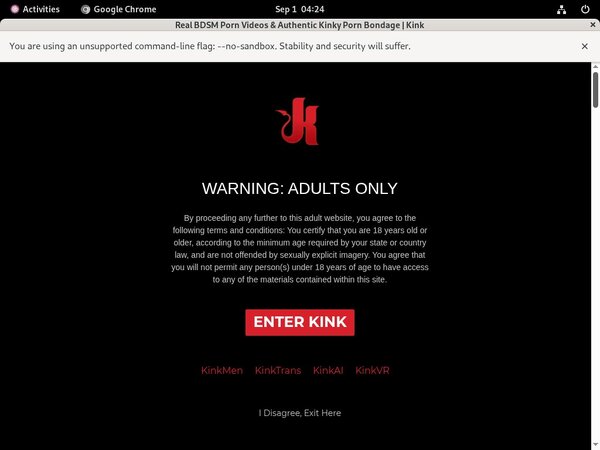 Unlimited Kink Password