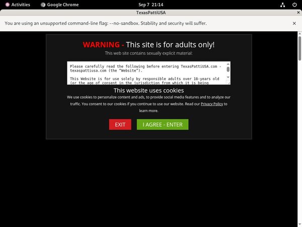 Working Texas Patti Password