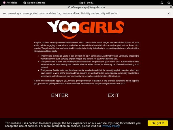 Working Yoogirls.com Password