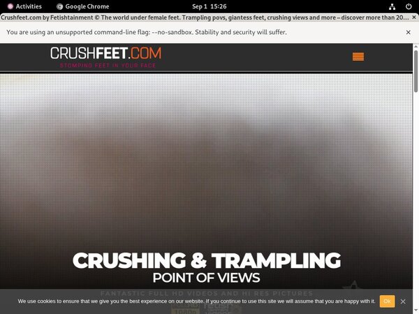 Crush Feet Free Trial Offer