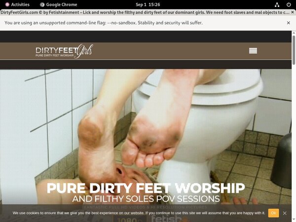 Dirty Feet Girls Payment Methods