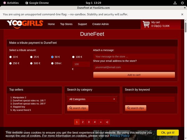 Dunefeet Account Membership