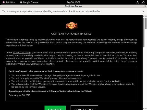 Gayasiantwinkz.com Credit Card