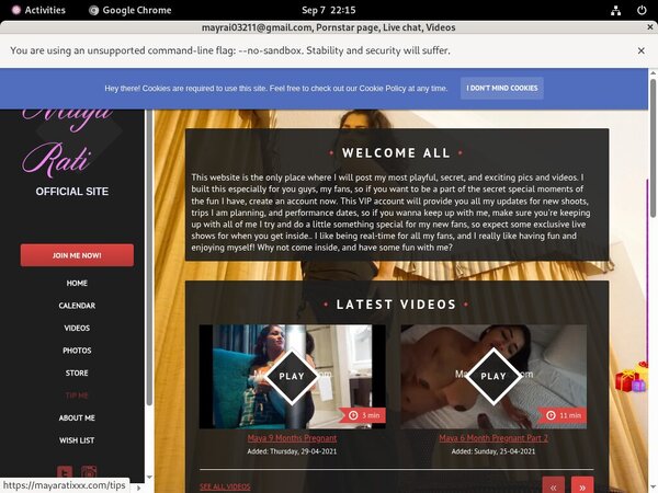 Mayaratixxx.com Sign Up Link