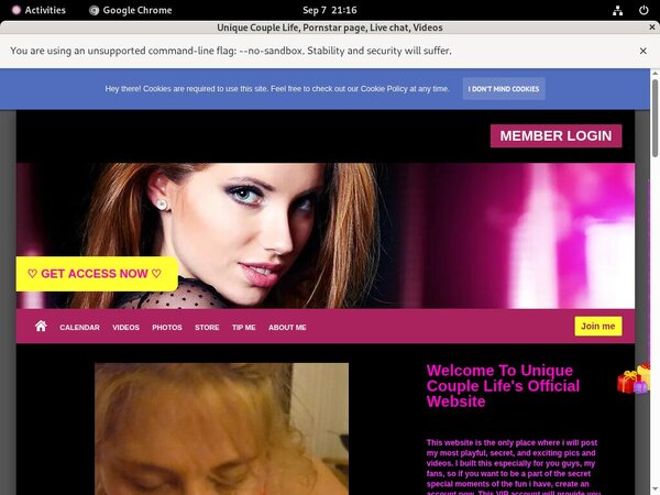 Unique Couple Life Free Members