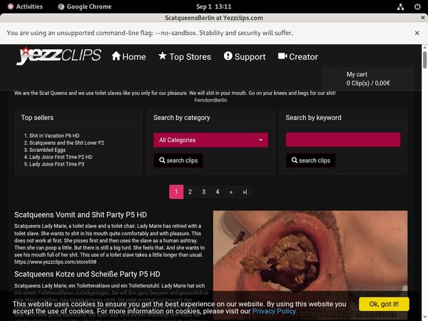 Yezzclips.com Sofort Zugang