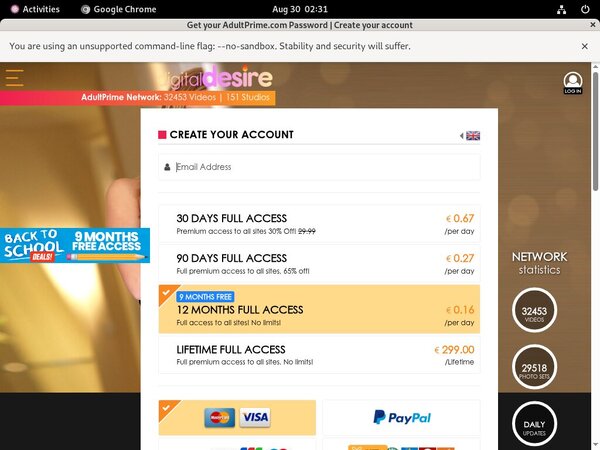 Accounts Digital Desire