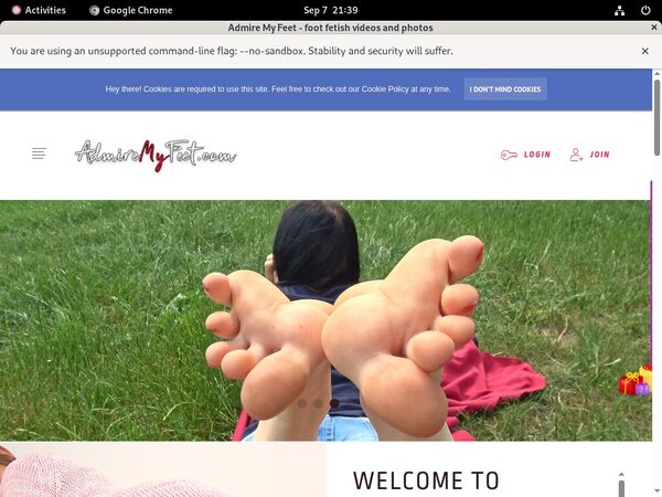 Admire My Feet Fxbilling