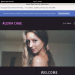 Alexia Cage Trial Price