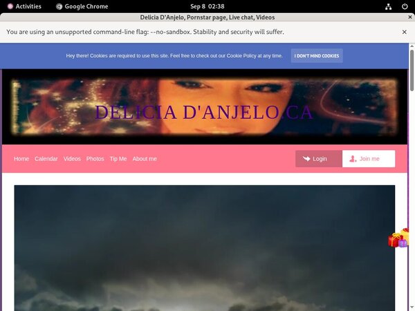 Delicia D'Anjelo With Credit Card