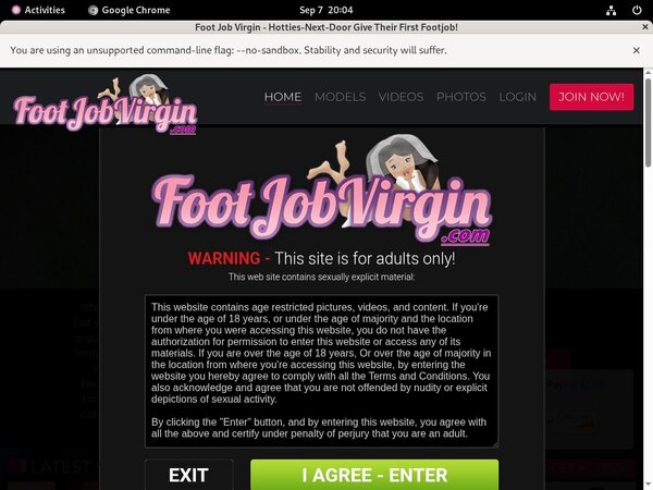 Get A Free Footjobvirgin.com Membership