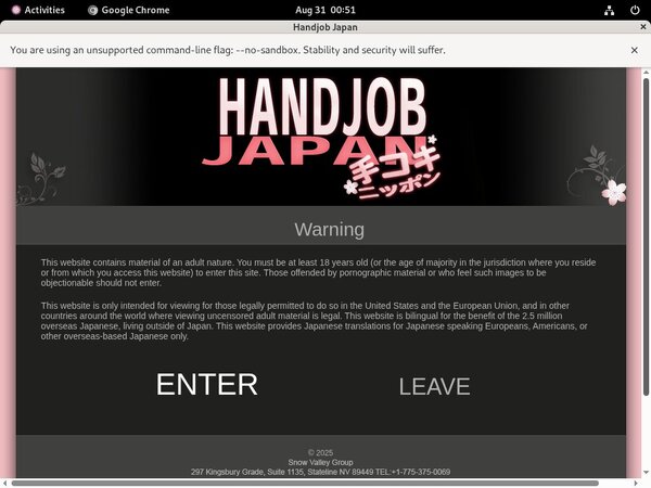Handjob Japan Pro Biller Page