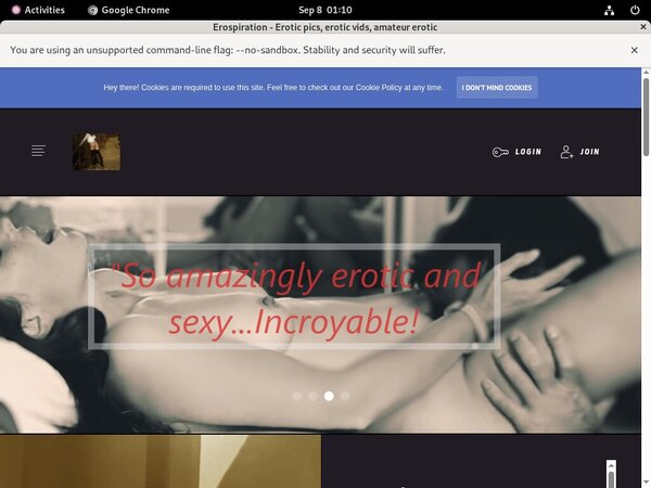 Login Erospiration Free