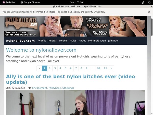 Nylon All Over Account New