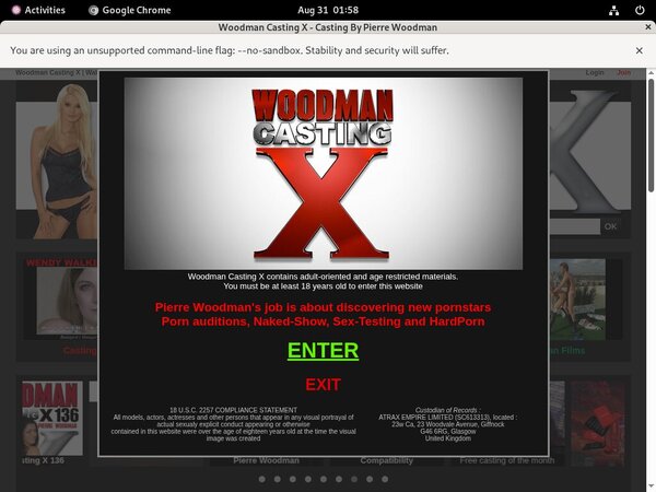 Trial X Casting Woodman