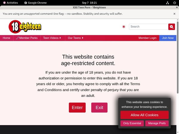 Accounts Free 18eighteen.com