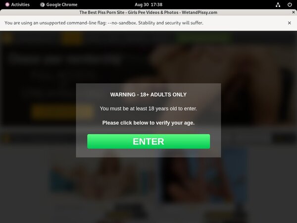 Wet And Pissy With Gift Card
