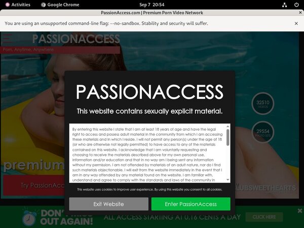 Passionaccess Free Premium Passwords